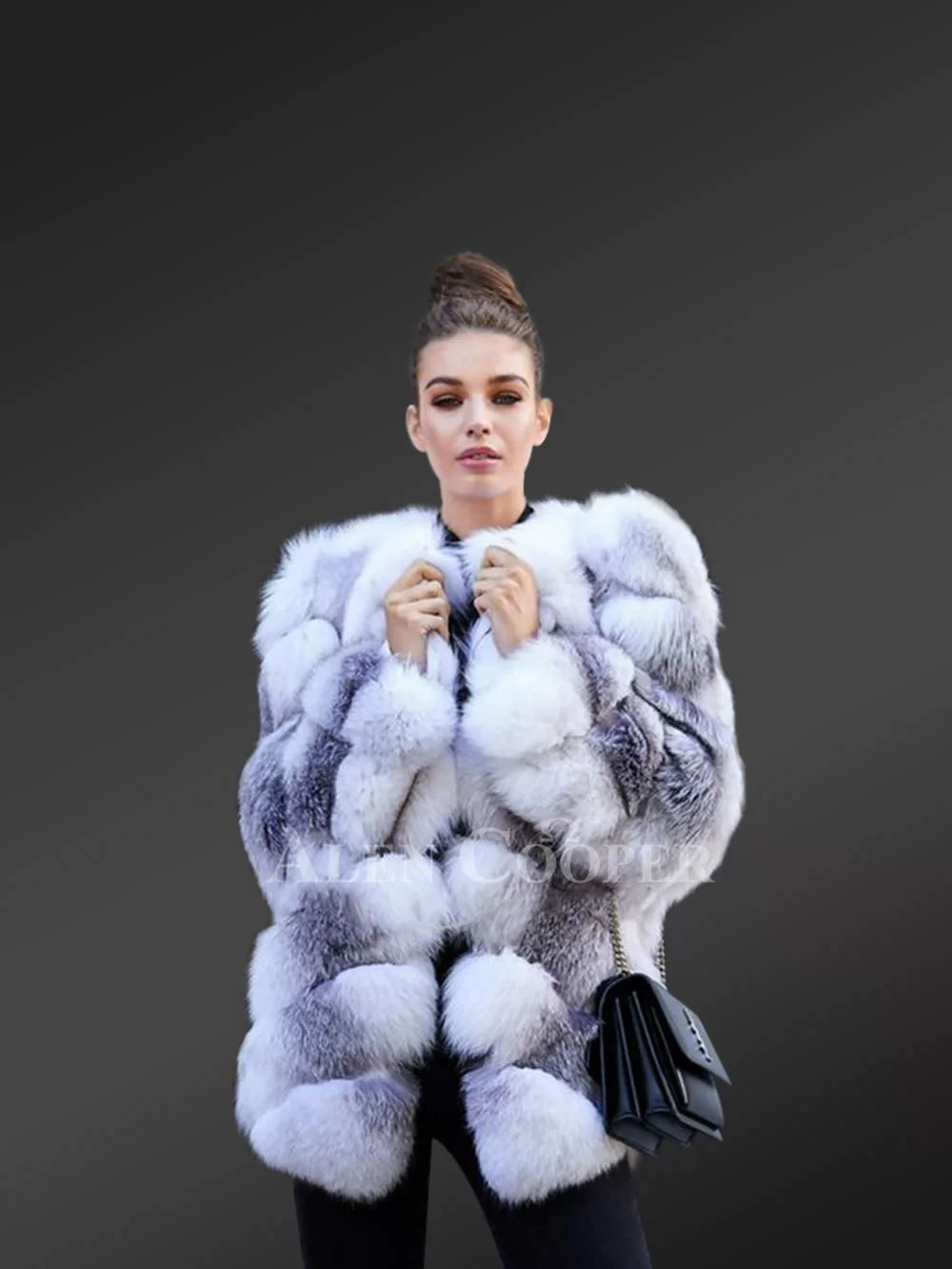 Real Fox Fur Winter Coat for Women