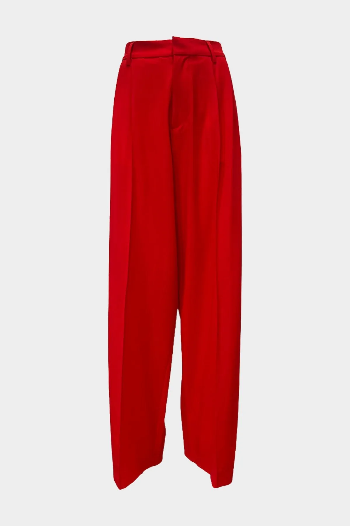 Red Wool Pants