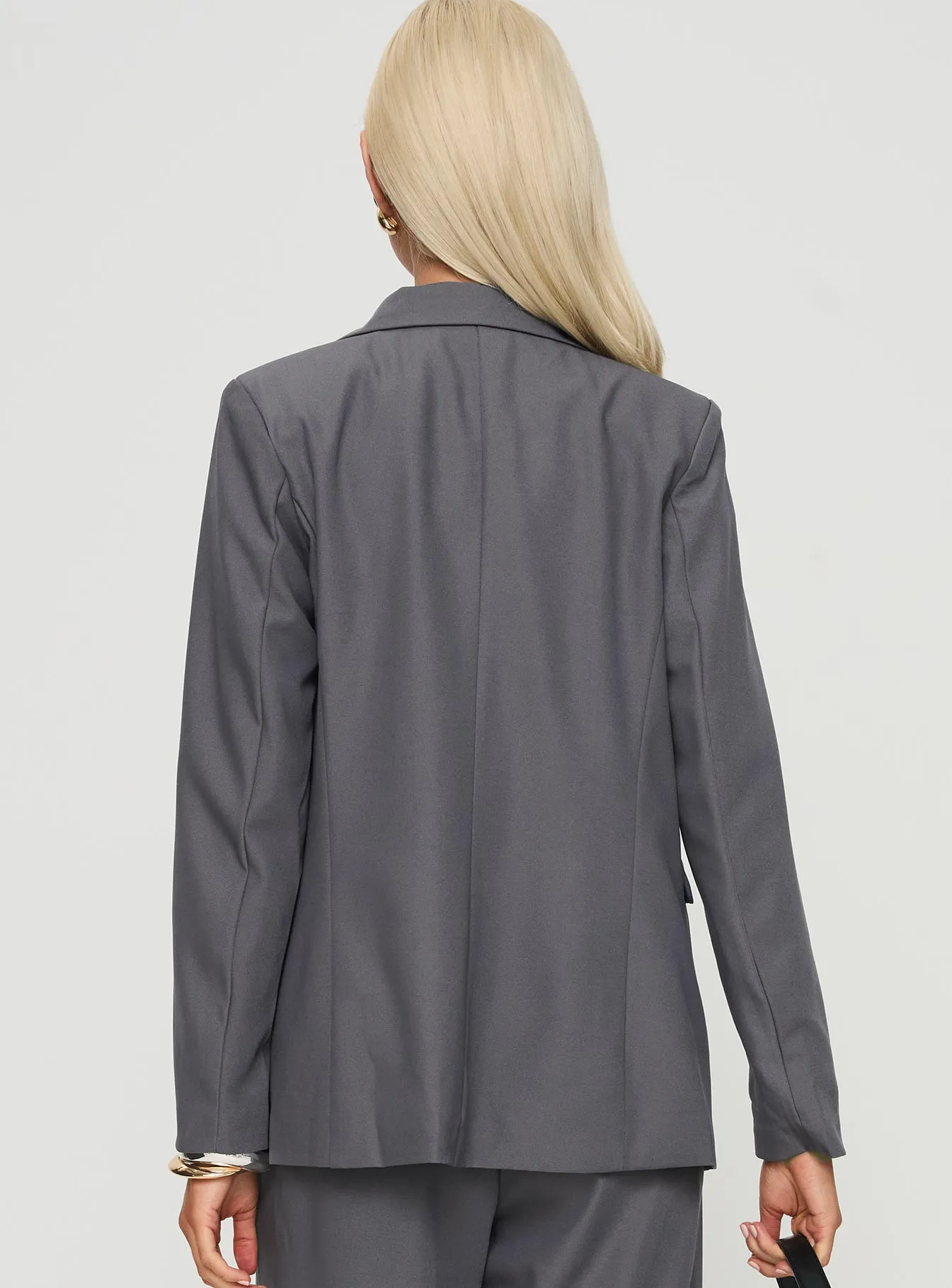 Relaxed Blazer Charcoal