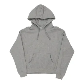 Reverse Weave Champion Hoodie - Medium Grey Cotton Blend