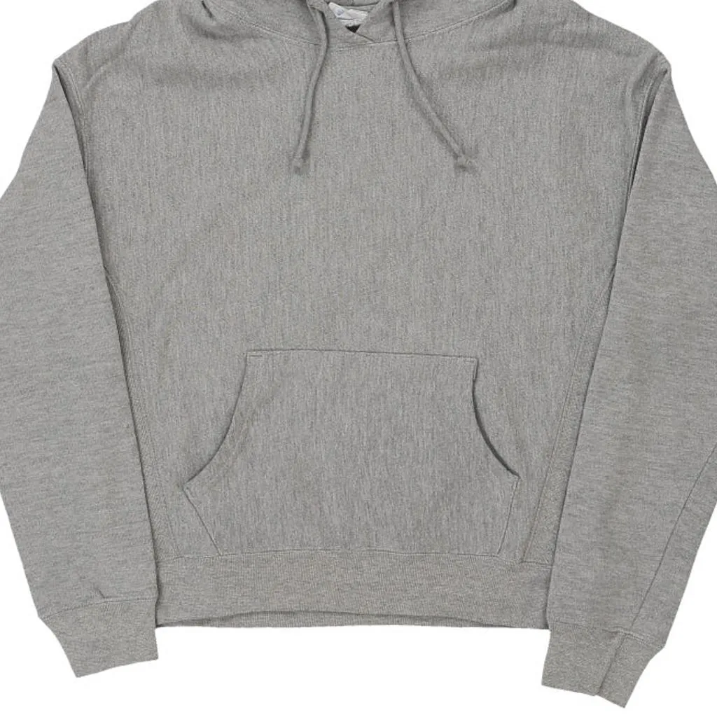 Reverse Weave Champion Hoodie - Medium Grey Cotton Blend