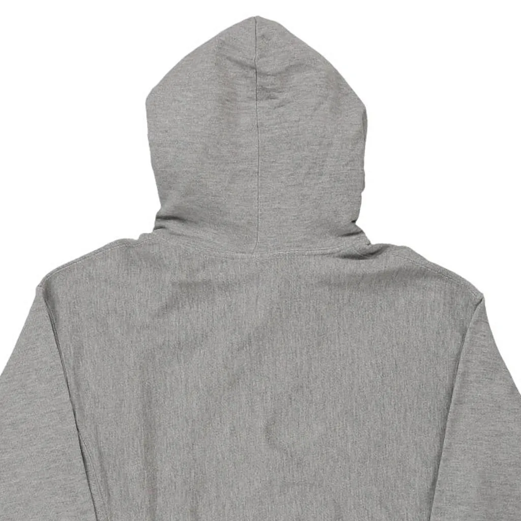 Reverse Weave Champion Hoodie - Medium Grey Cotton Blend