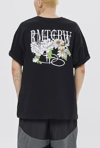 ROMANTIC CROWN  |Unisex Street Style Short Sleeves Oversized T-Shirts