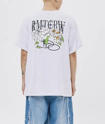 ROMANTIC CROWN  |Unisex Street Style Short Sleeves Oversized T-Shirts