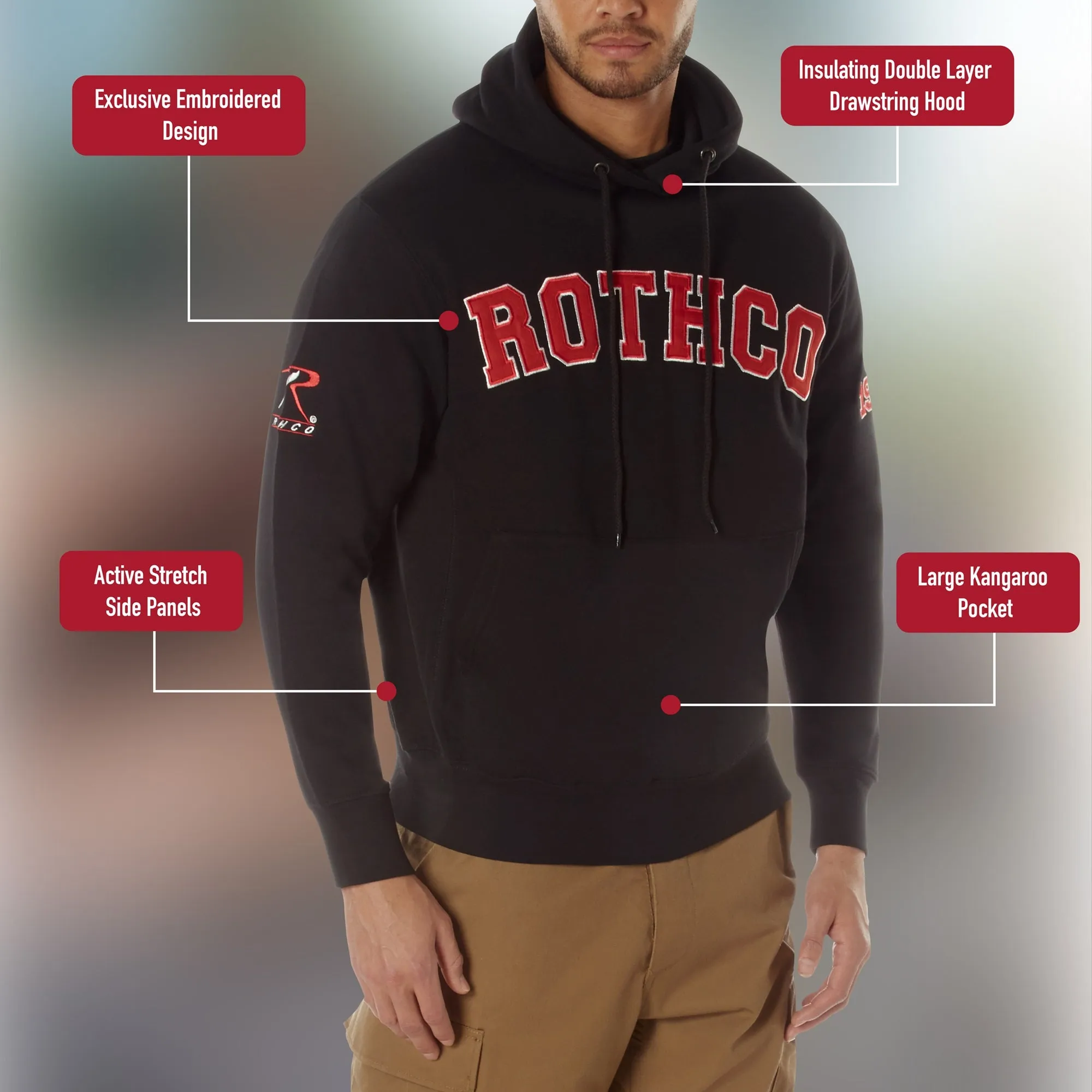 Rothco 1953 Embroidered Every Day Hoodie