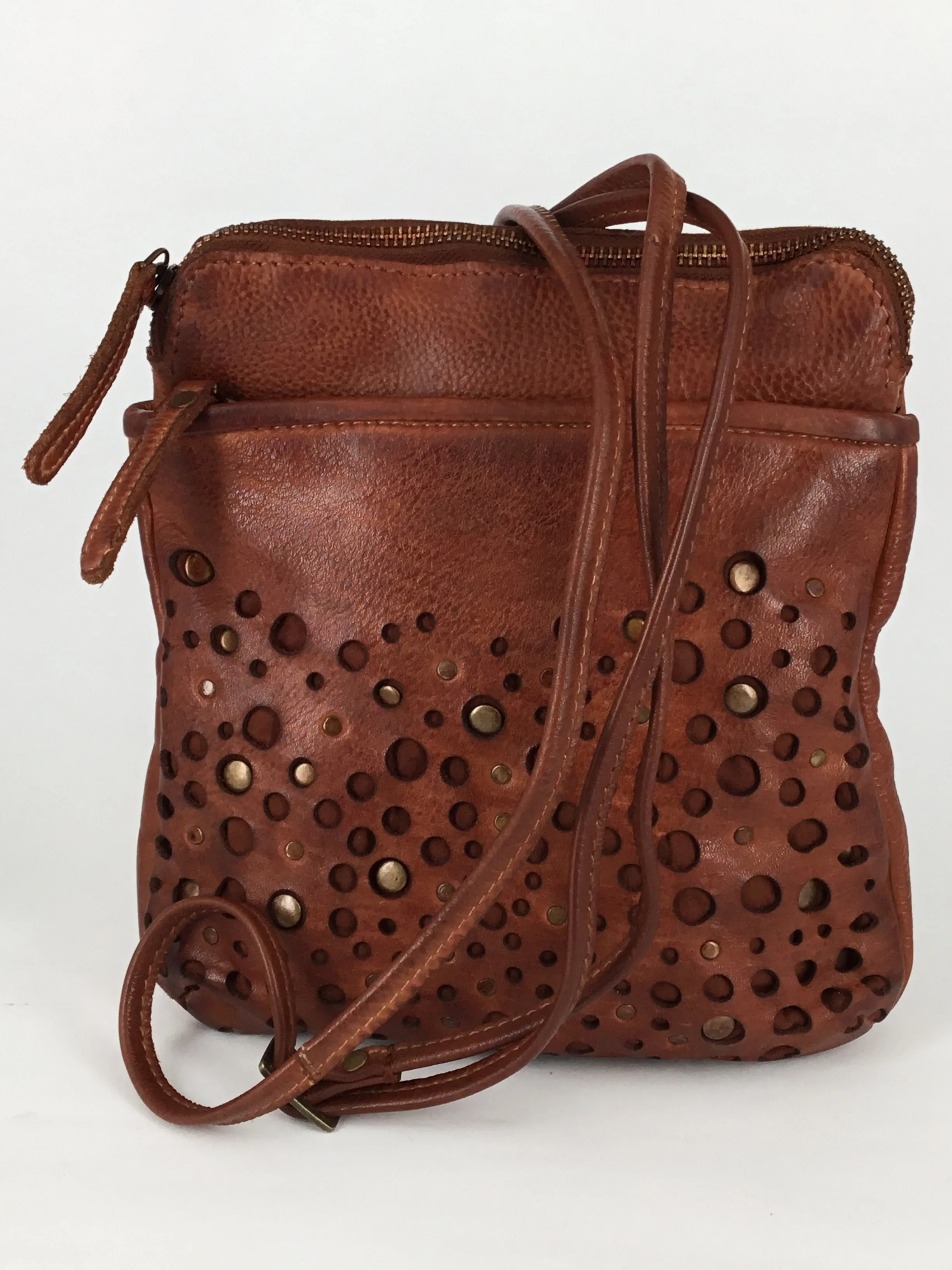 Rugged Hide Paula Leather Handbag - Buy Online Now