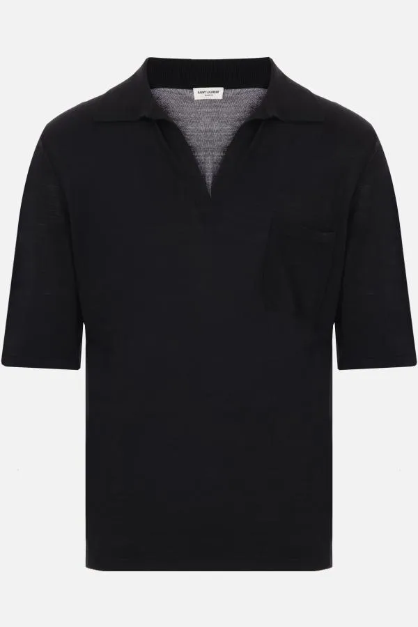 Saint Laurent luxury polo shirts