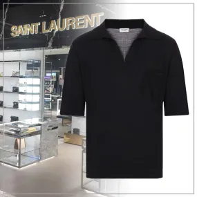 Saint Laurent luxury polo shirts