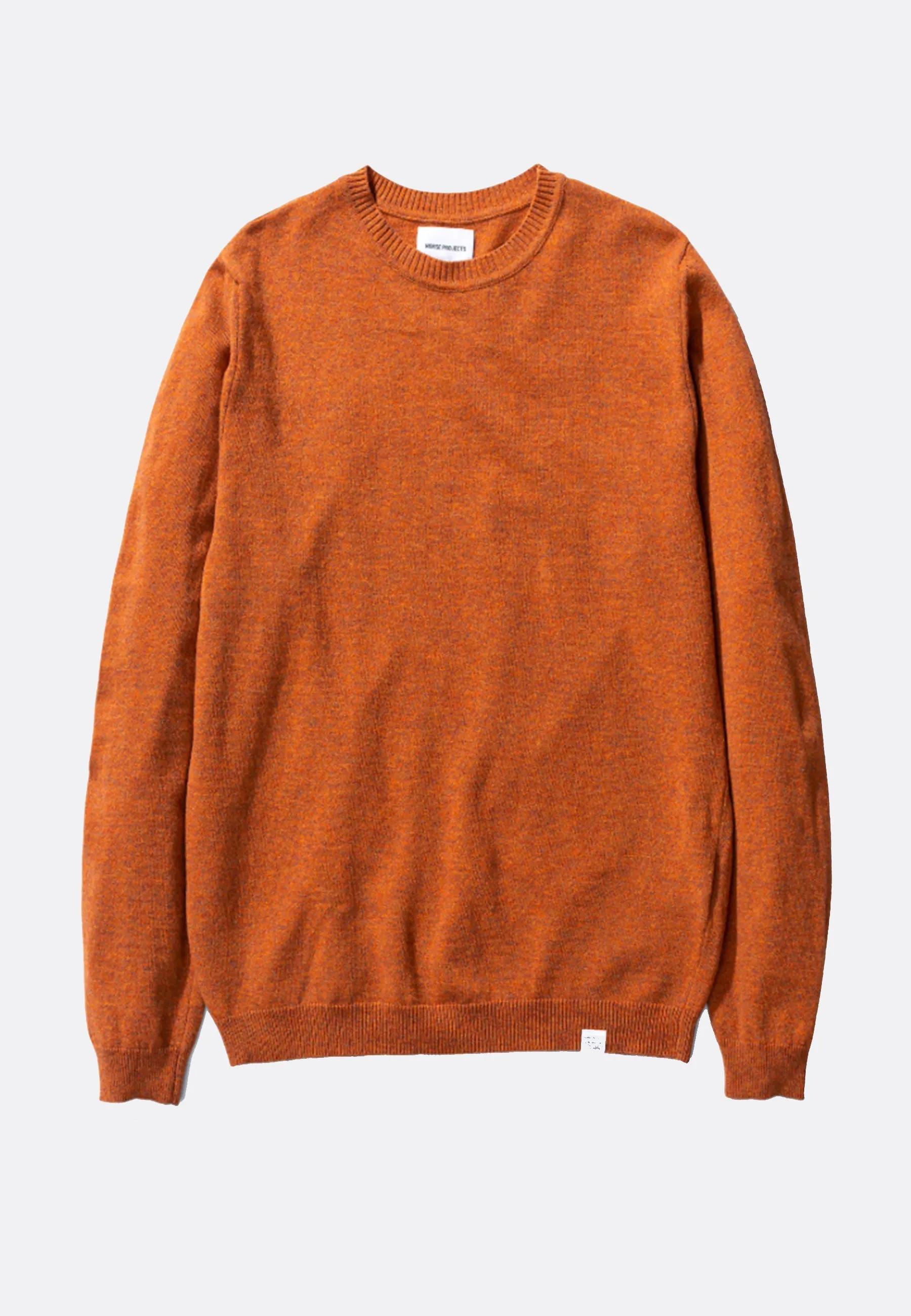 Sigfred Light Wool Sweater - cadmium orange