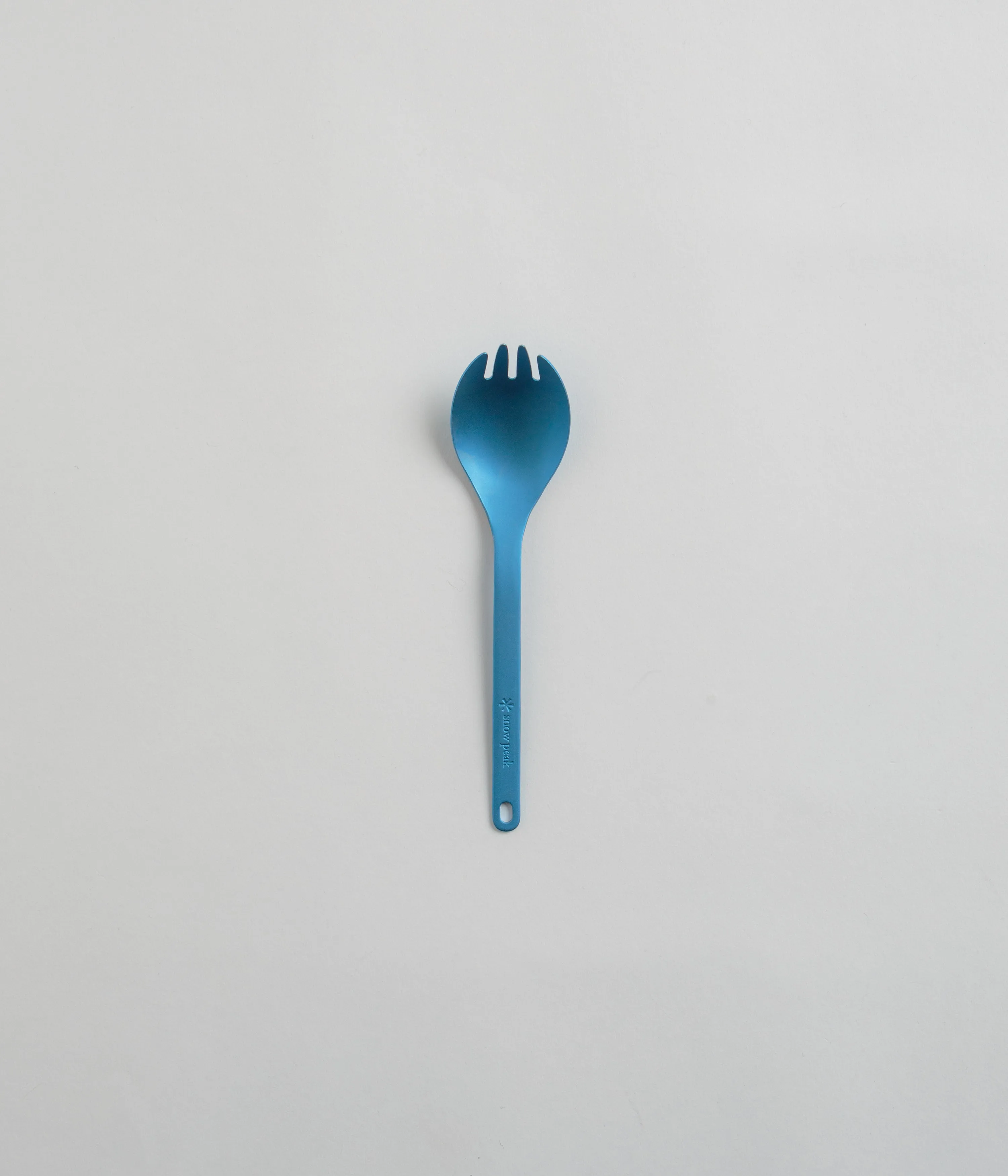 Snow Peak Blue Titanium Spork.