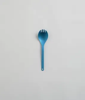 Snow Peak Blue Titanium Spork.