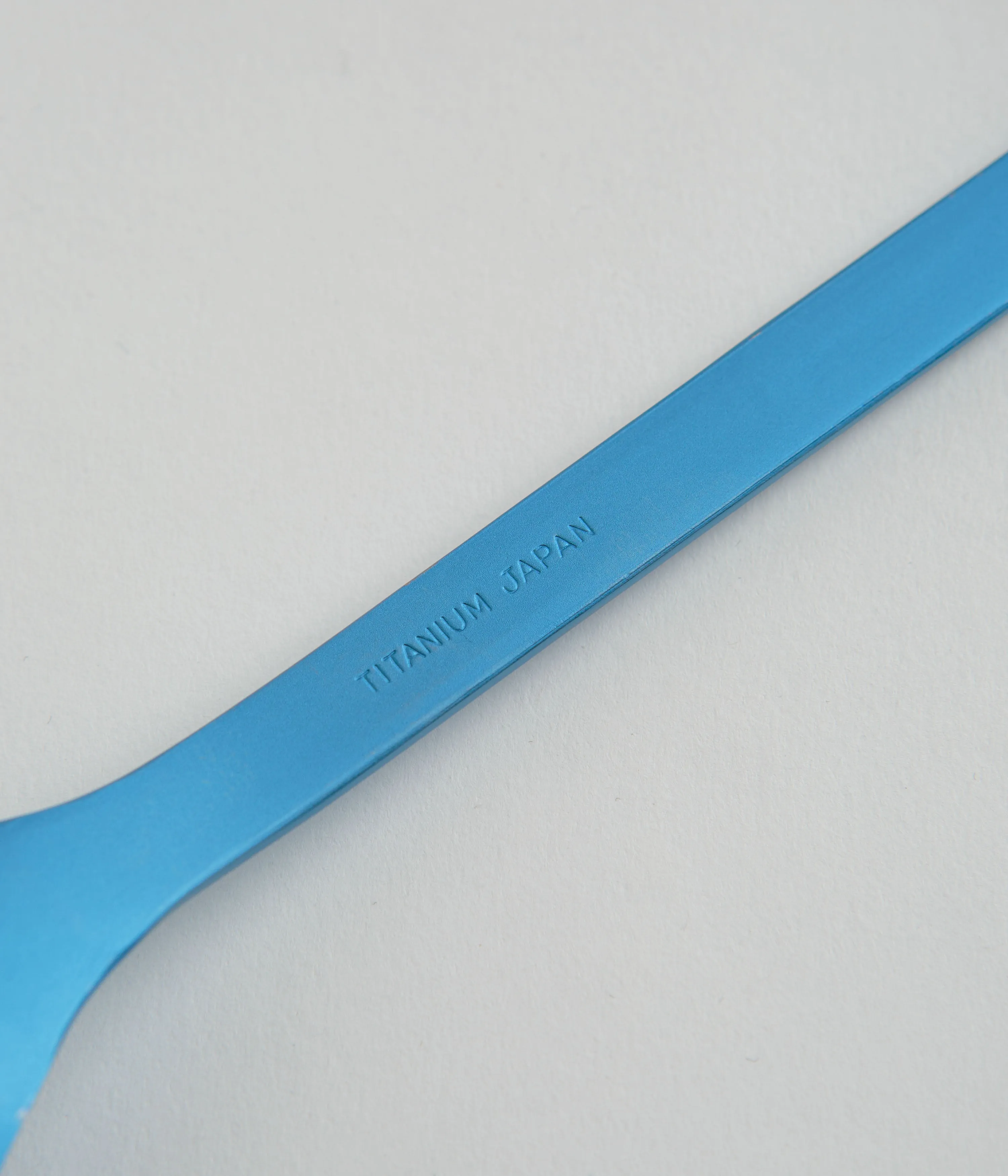 Snow Peak Blue Titanium Spork.