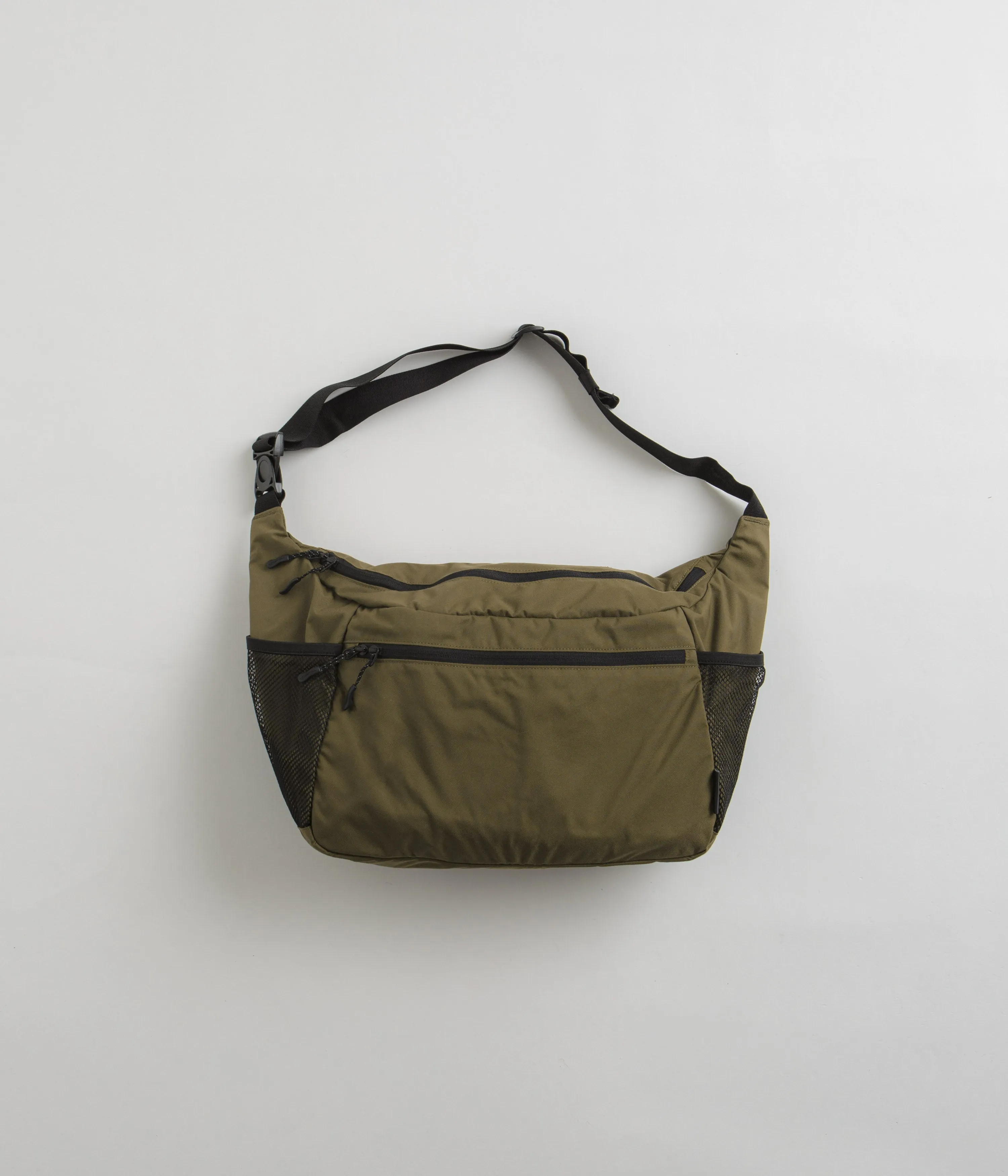 Snow Peak Middle Shoulder Bag - Brown: Snow Peak Shoulder Bag Brown