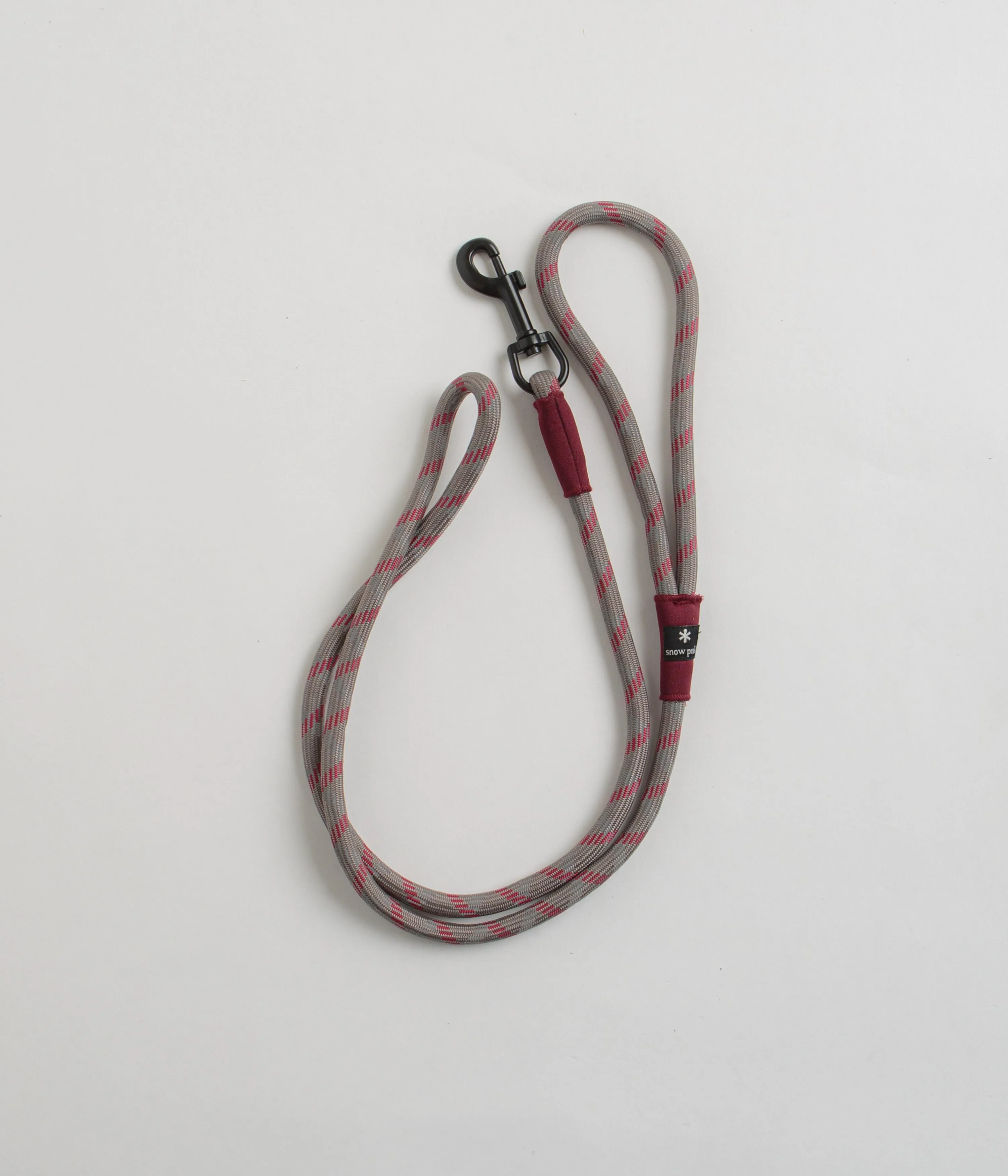 Snow Peak Rope Dog Lead - Grey/Red