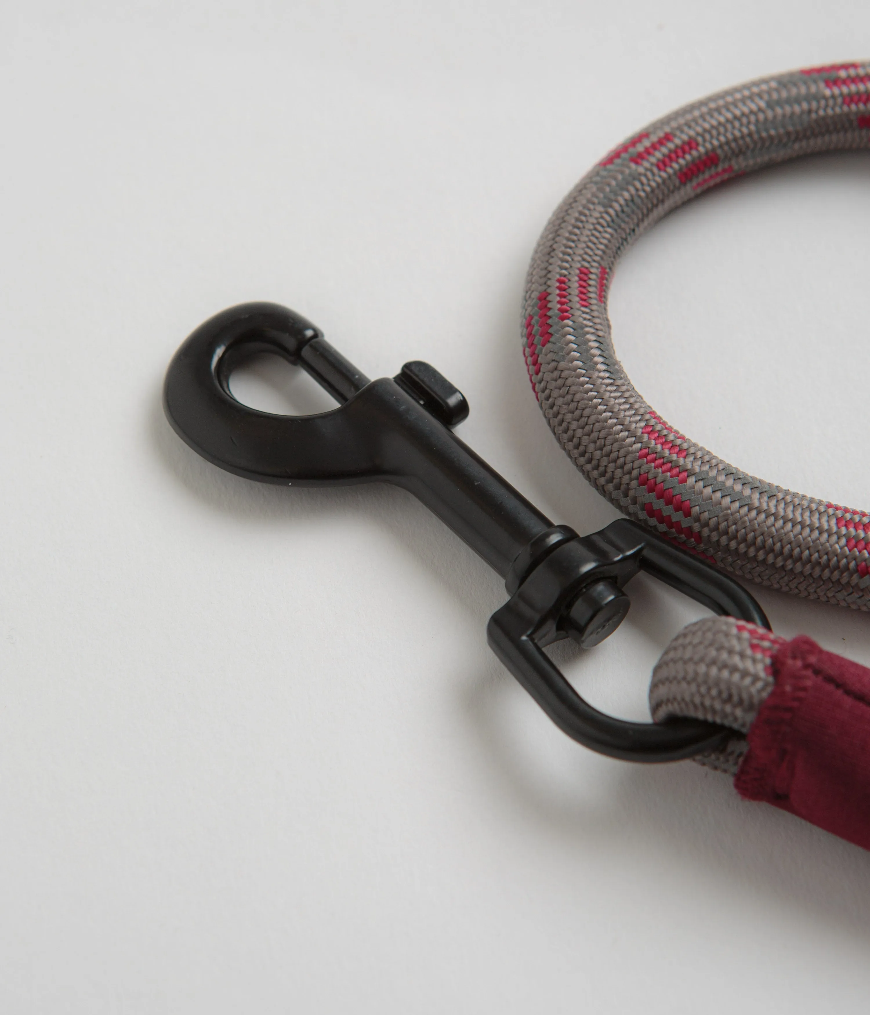 Snow Peak Rope Dog Lead - Grey/Red