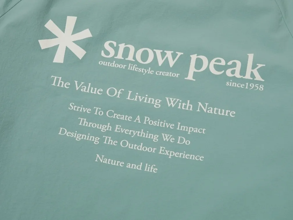 Snow Peak Street Style Long Sleeves Plain Logo Sweatshirts - Buy Now