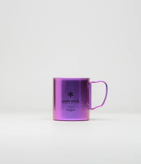 Snow Peak Titanium Double Wall 450ml Mug - Purple - Best Price