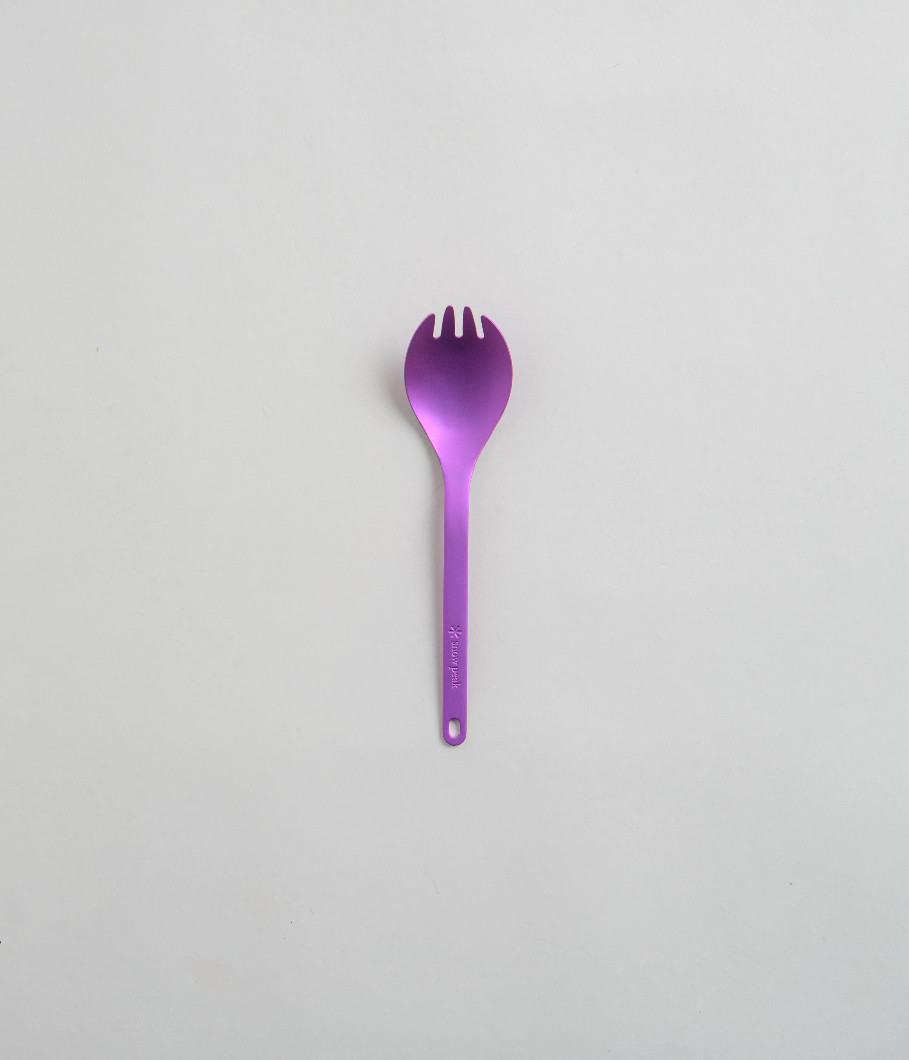 Snow Peak Titanium Spork - Purple Anodized - Order Now