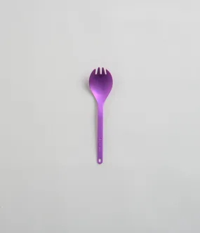 Snow Peak Titanium Spork - Purple Anodized - Order Now