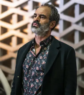 Snowpiercer 2020 Steven Ogg Black Wool Coat