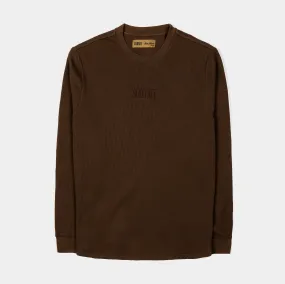 SP Scarface Logo Thermal Brown Long Sleeve Shirt