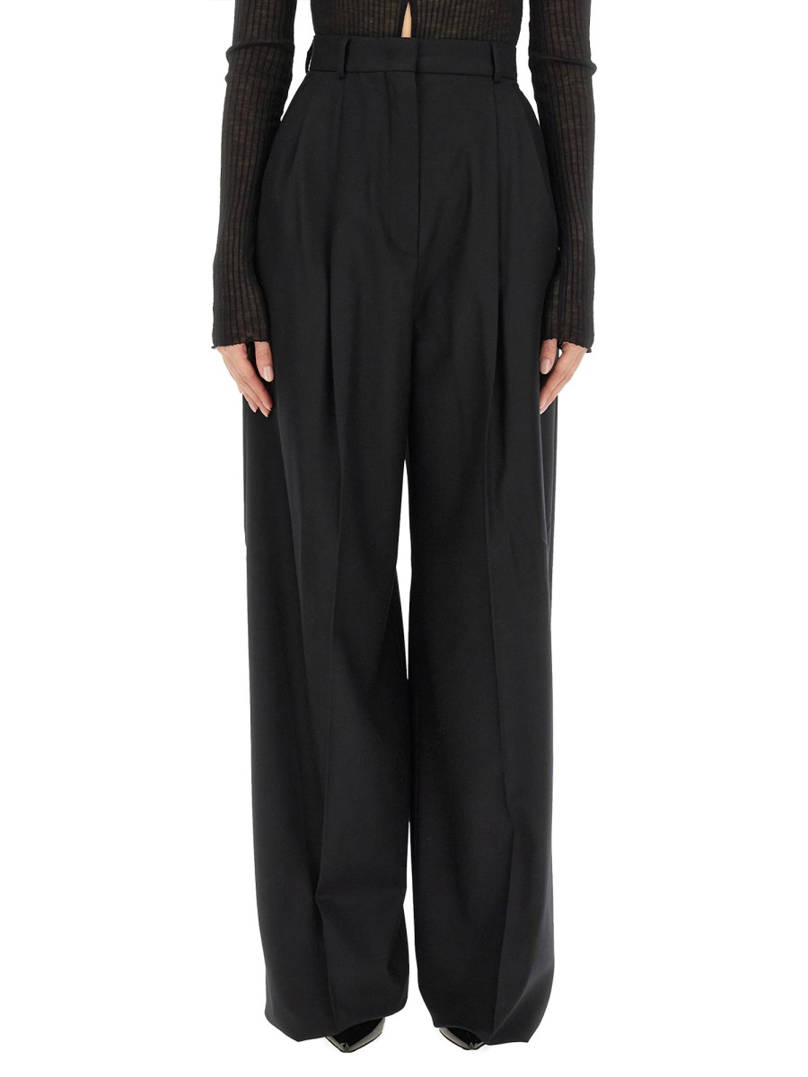 Sportmax Wool Palazzo Pants