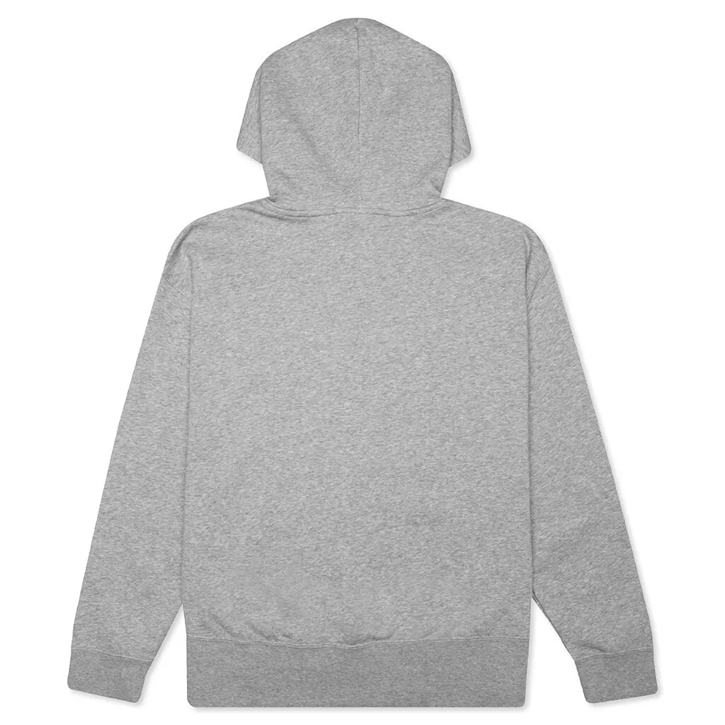 Sportswear Collection Women's Oversized Fleece Hoodie - Dark Grey Heather