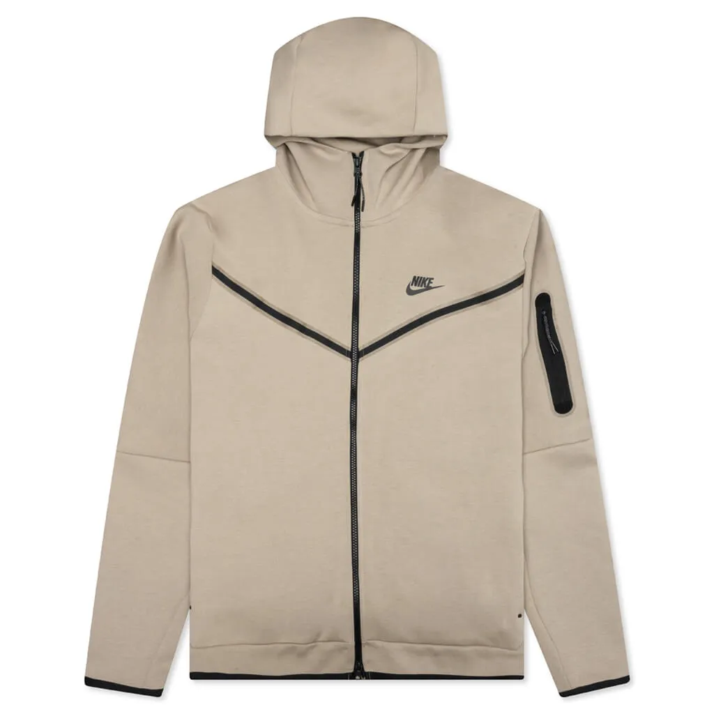 Sportswear Tech Fleece Zip Hoodie - Khaki/Black