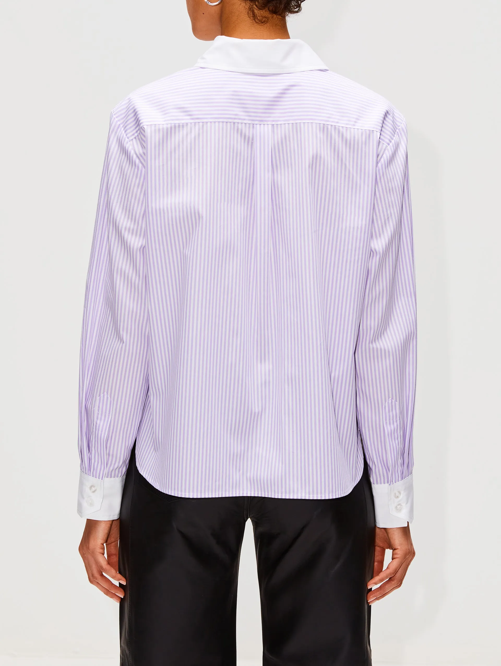 Stevie striped button down shirt