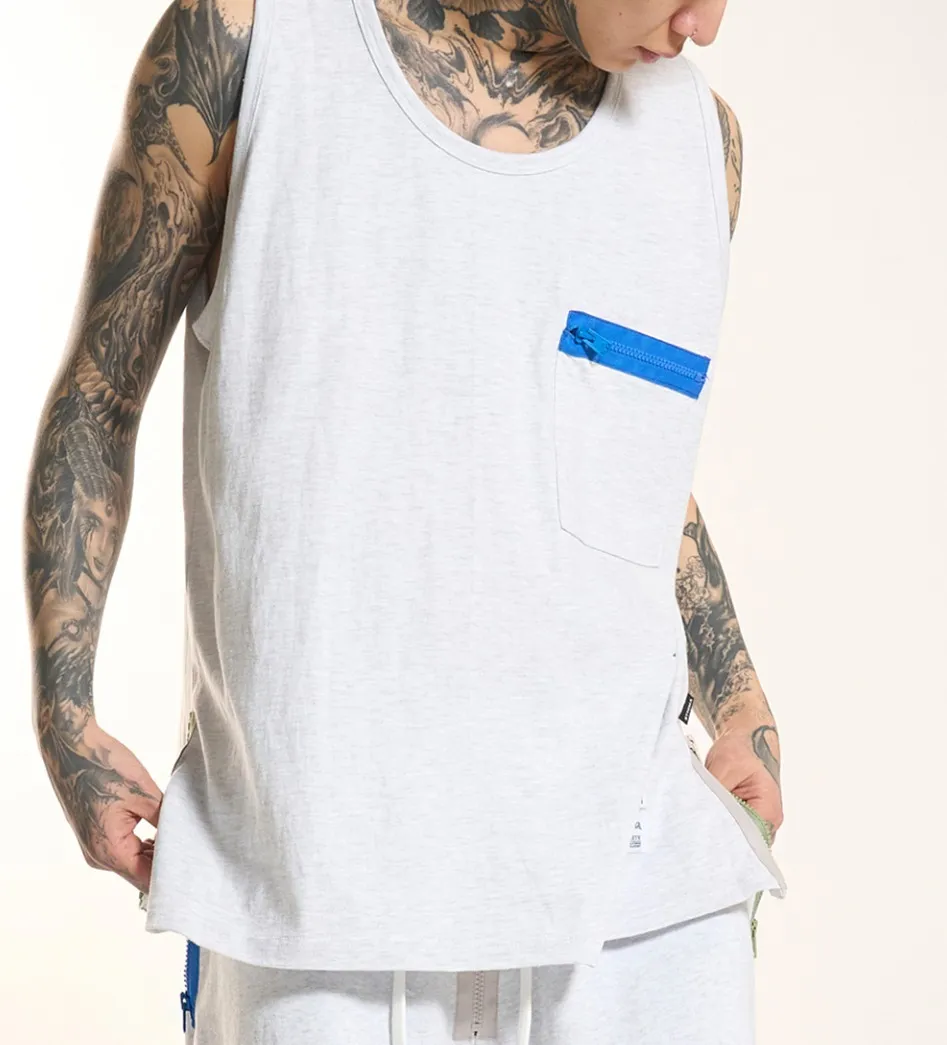 STIGMA  |[STIGMA] ★ 23 ZIPPER OVERSIZED SLEEVELESS