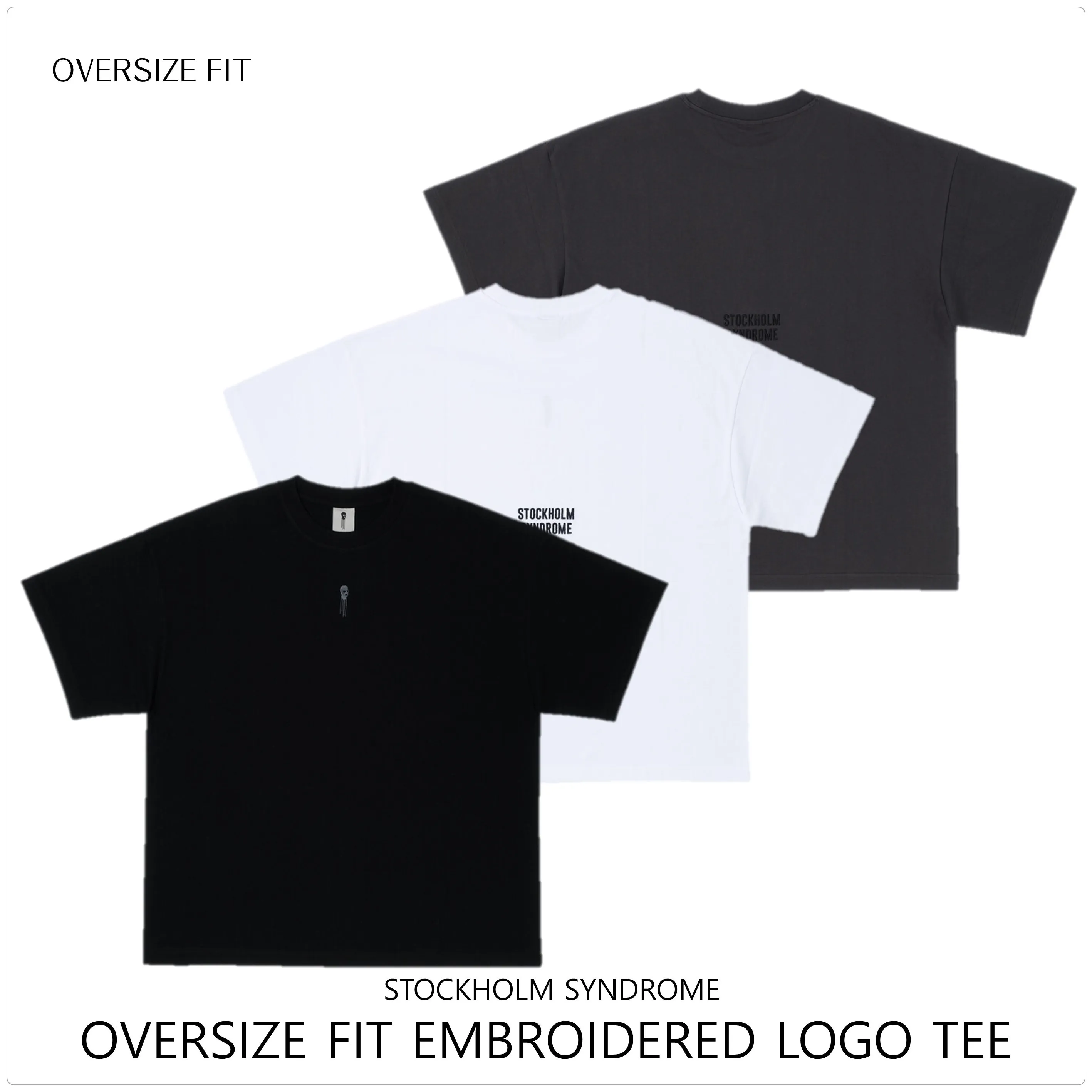 STOCKHOLM SYNDROME  |Crew Neck Unisex Street Style Plain Cotton Short Sleeves