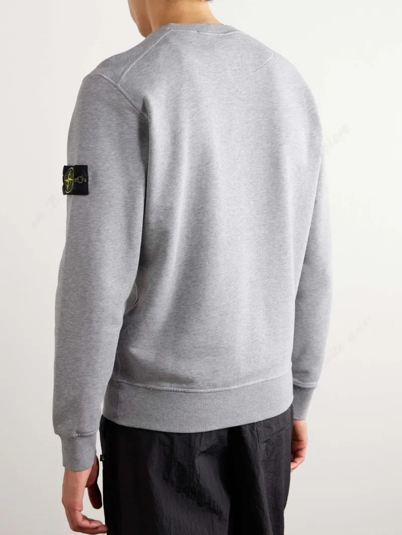 STONE ISLAND  |Crew Neck Unisex Street Style Long Sleeves Cotton Oversized