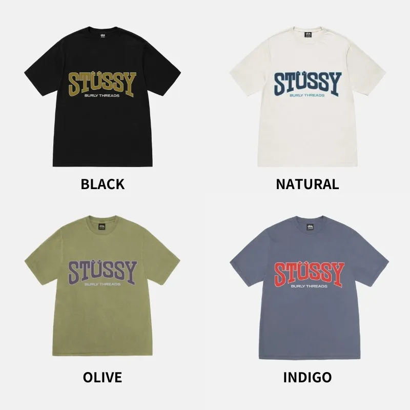 STUSSY  |Unisex Street Style Cotton Short Sleeves Oversized Logo