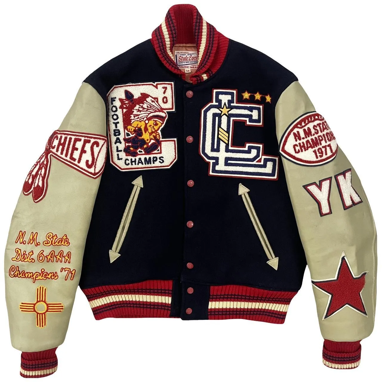 Style Eyes Varsity Jacket - M