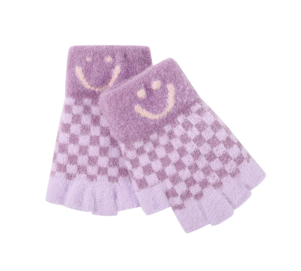 TARRAMARRA Children's Plush Knit Fingerless Gloves