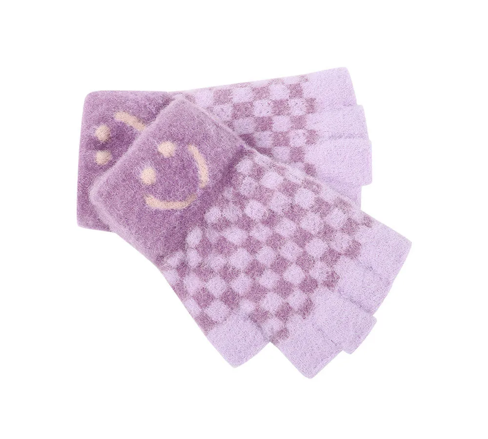 TARRAMARRA Children's Plush Knit Fingerless Gloves