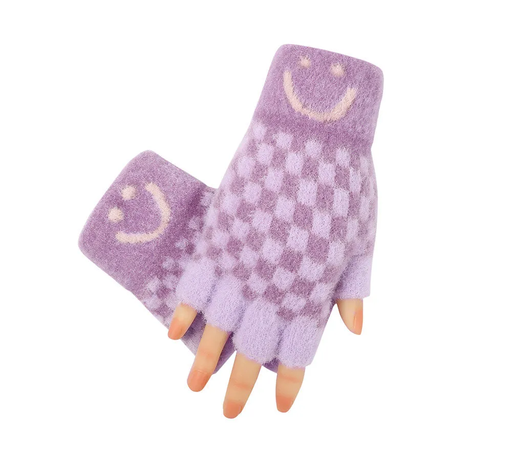 TARRAMARRA Children's Plush Knit Fingerless Gloves