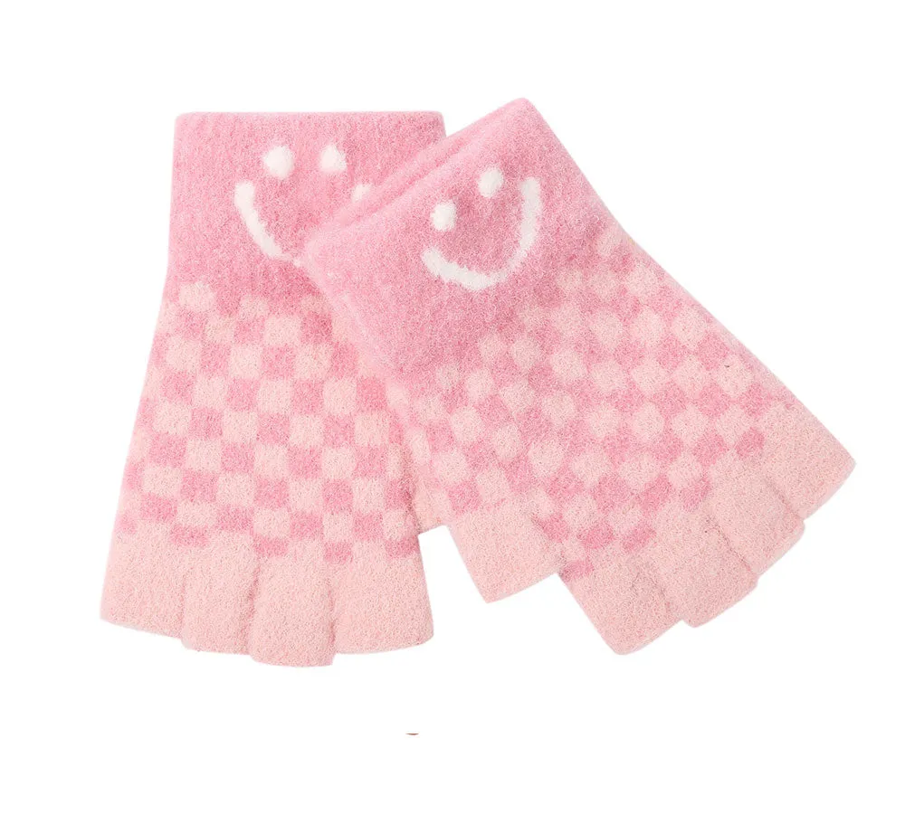 TARRAMARRA Children's Plush Knit Fingerless Gloves