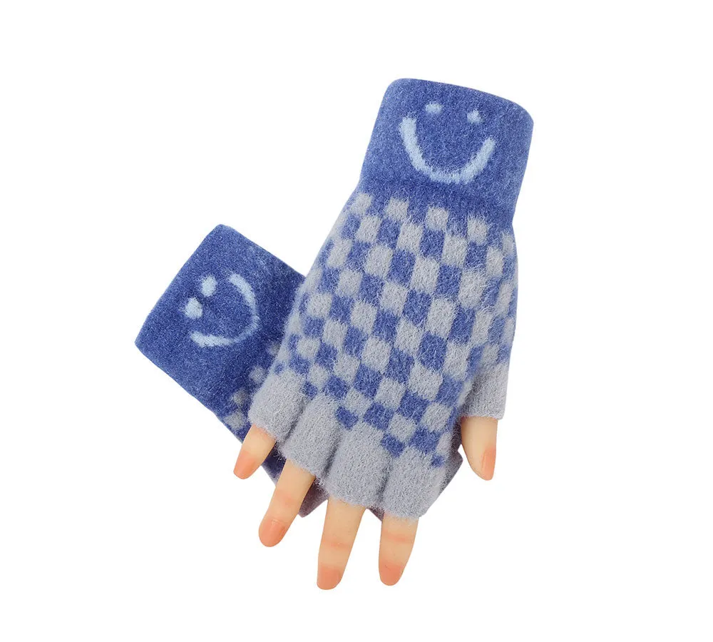 TARRAMARRA Children's Plush Knit Fingerless Gloves