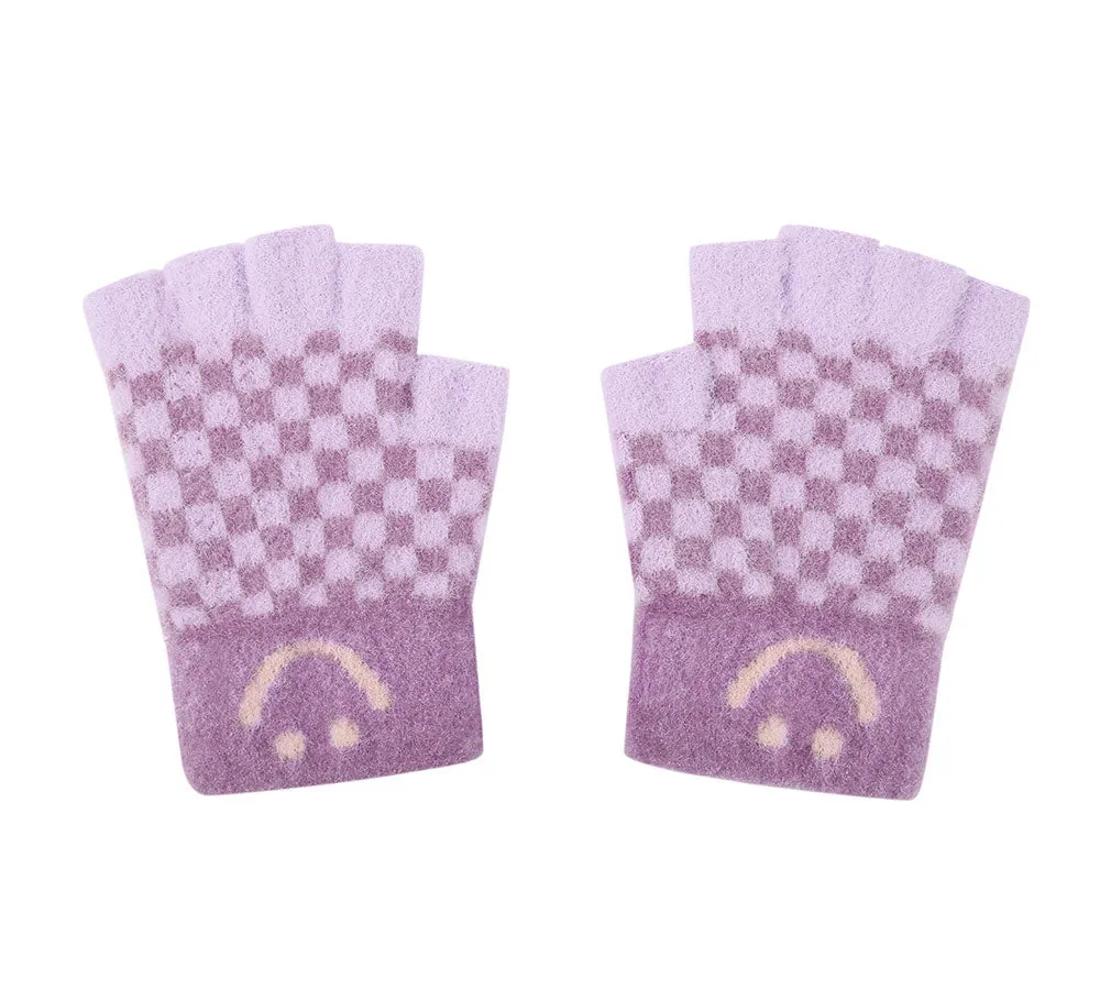 TARRAMARRA Children's Plush Knit Fingerless Gloves