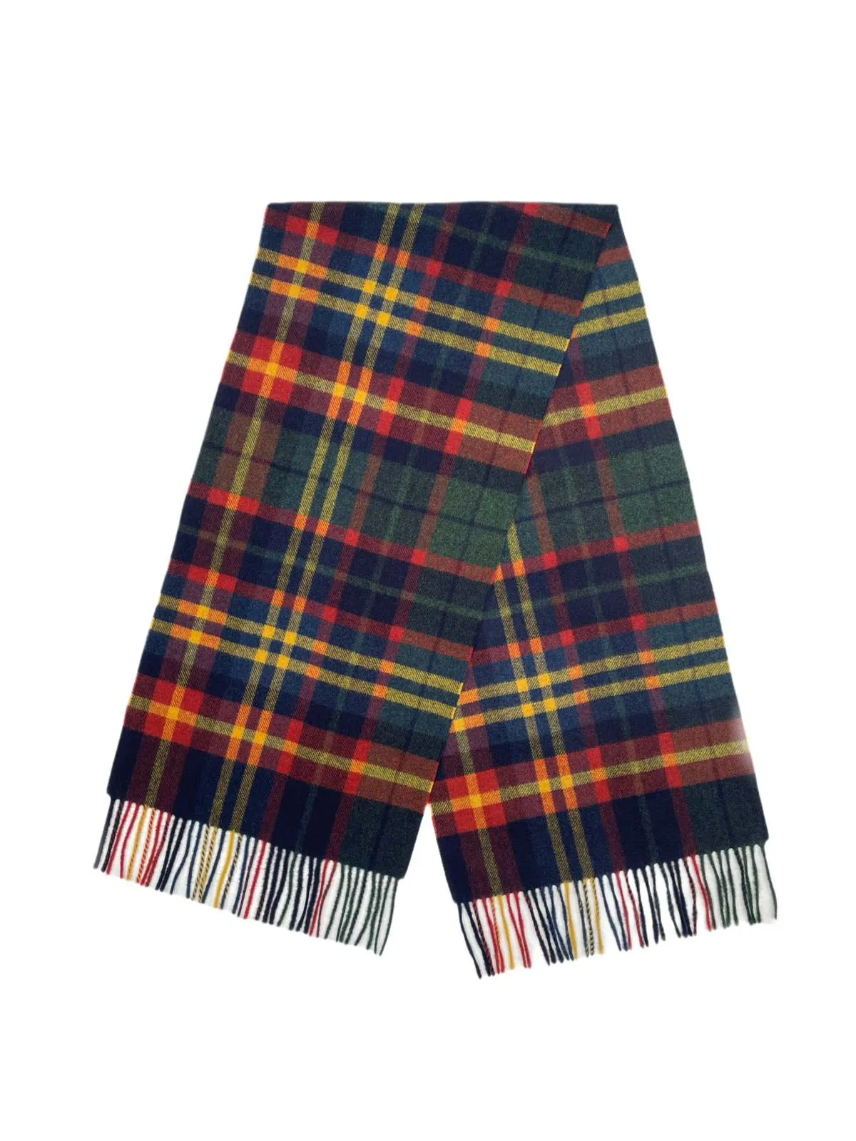 Tartan Wool Scarf - Multi