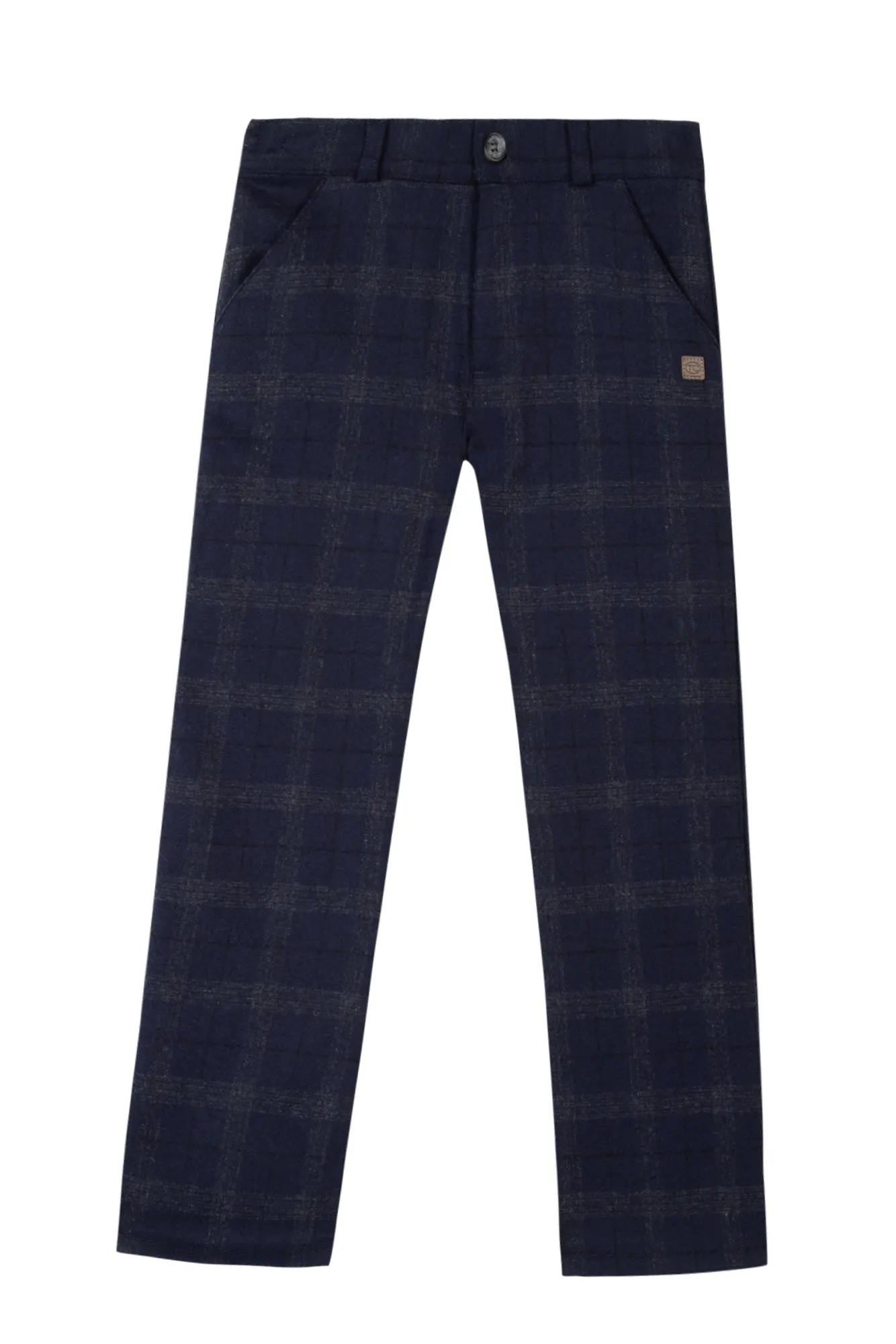 Tartine Checkered Wool Trousers