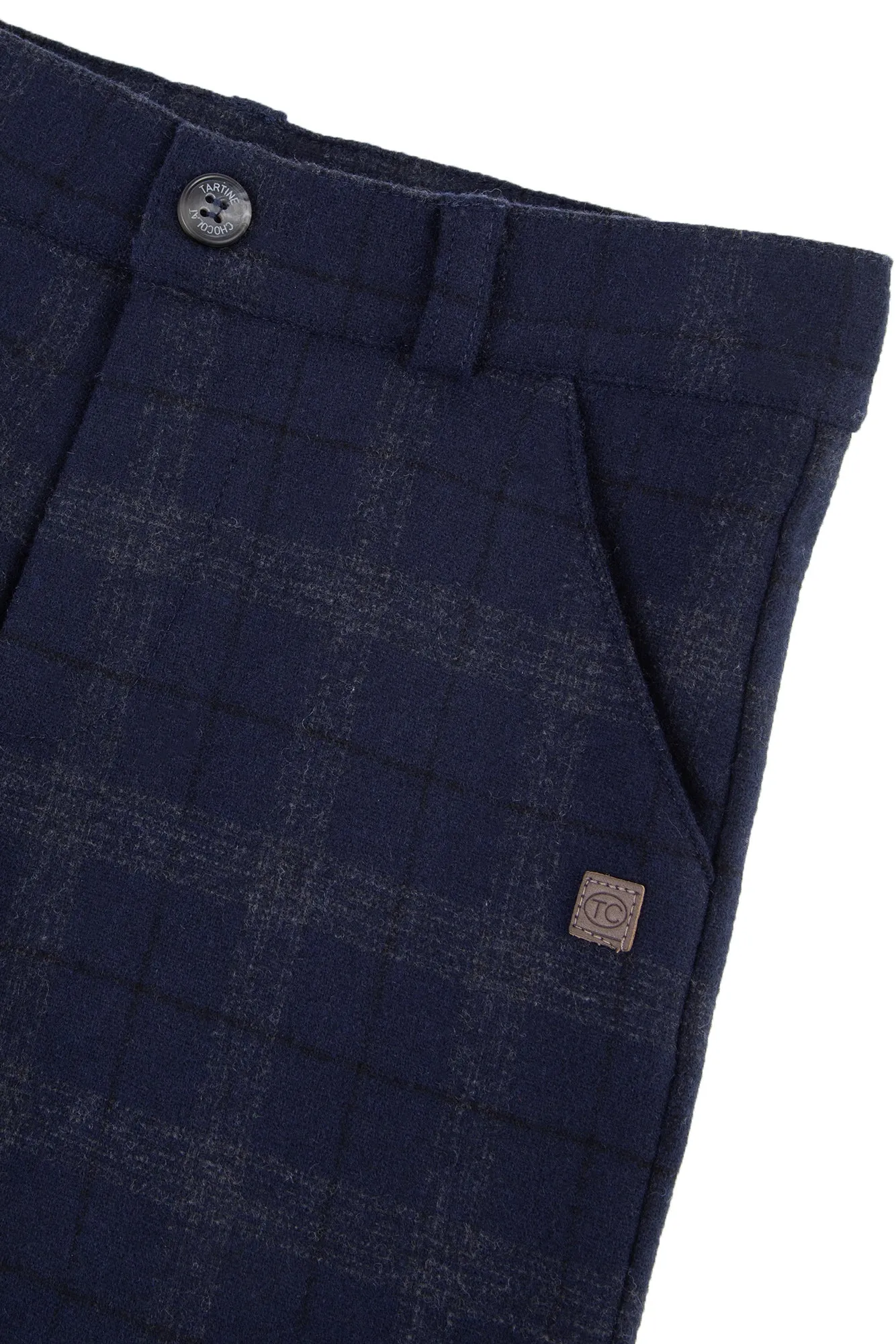 Tartine Checkered Wool Trousers