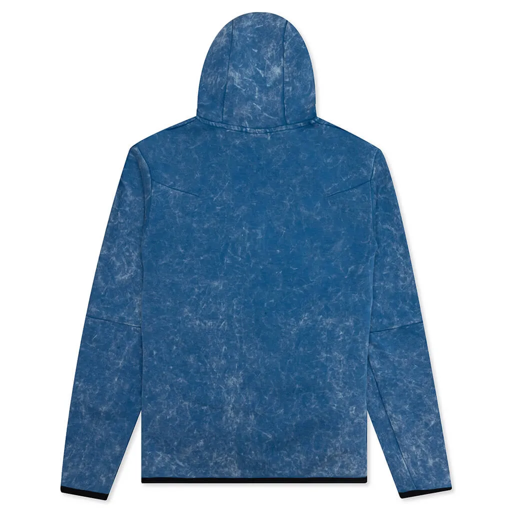 Tech Fleece Hoodie - Dark Marina Blue/Black