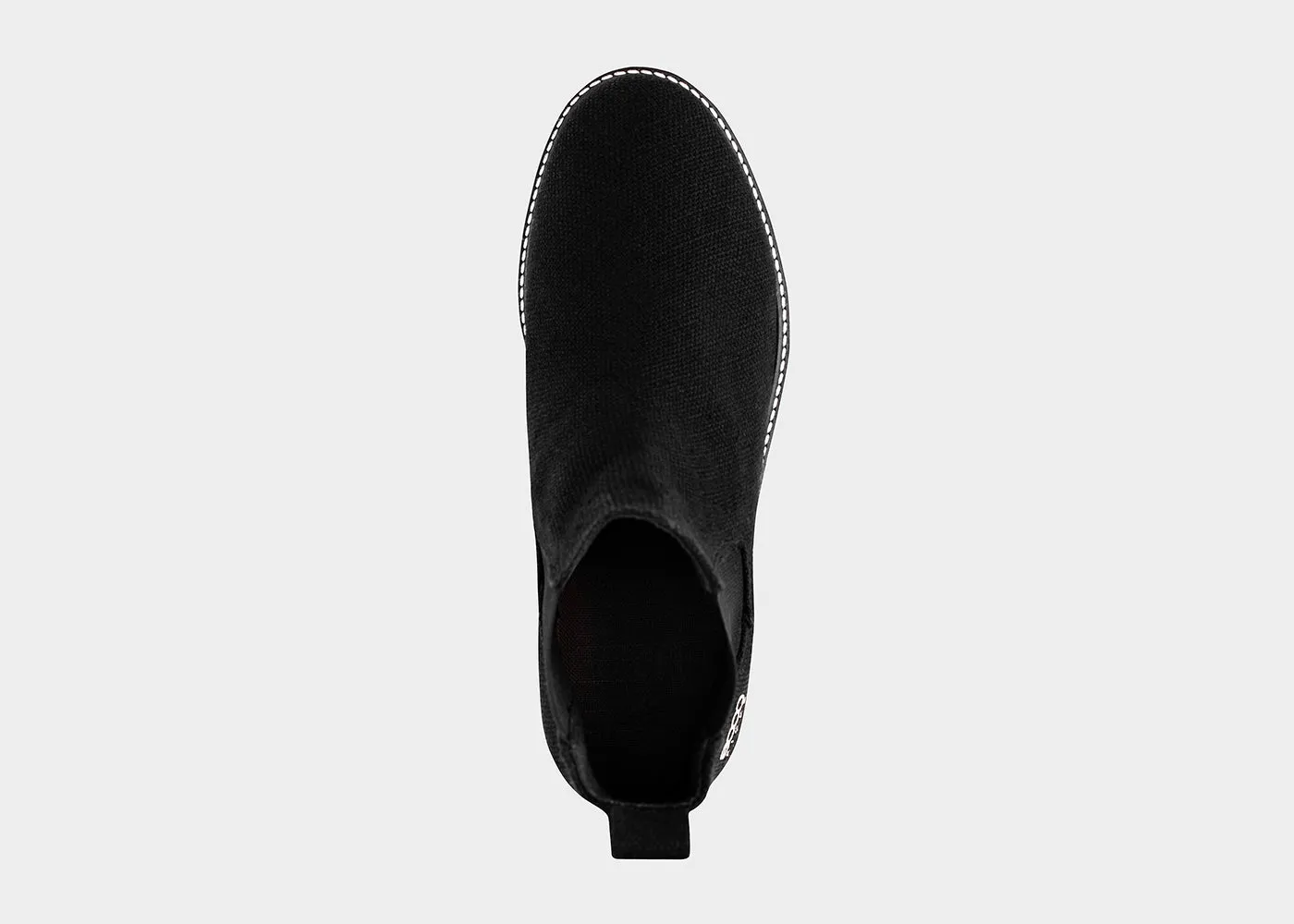 The Black Women's Crossover Hemp Chelsea Shoes