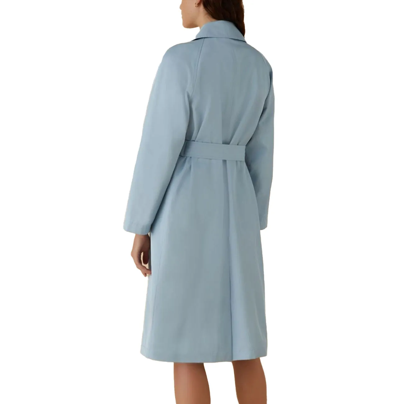 Trench coat - Sky blue color for women in Wales