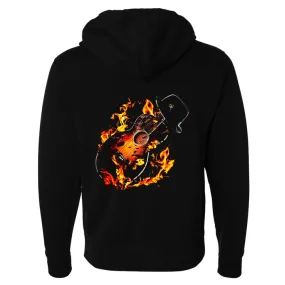 Tribut - Guitar Hell Zip-Up Hoodie (Unisex)