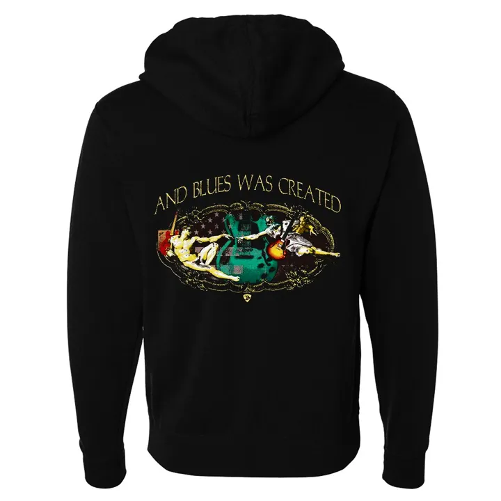 Tribut - Let There Be Blues Zip-Up Hoodie (Unisex)