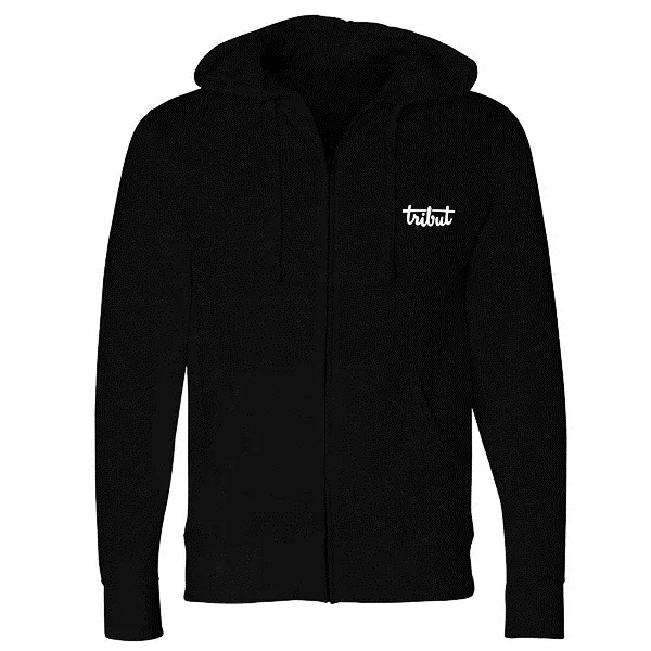 Tribut - Peace & Blues Zip-Up Hoodie (Unisex)