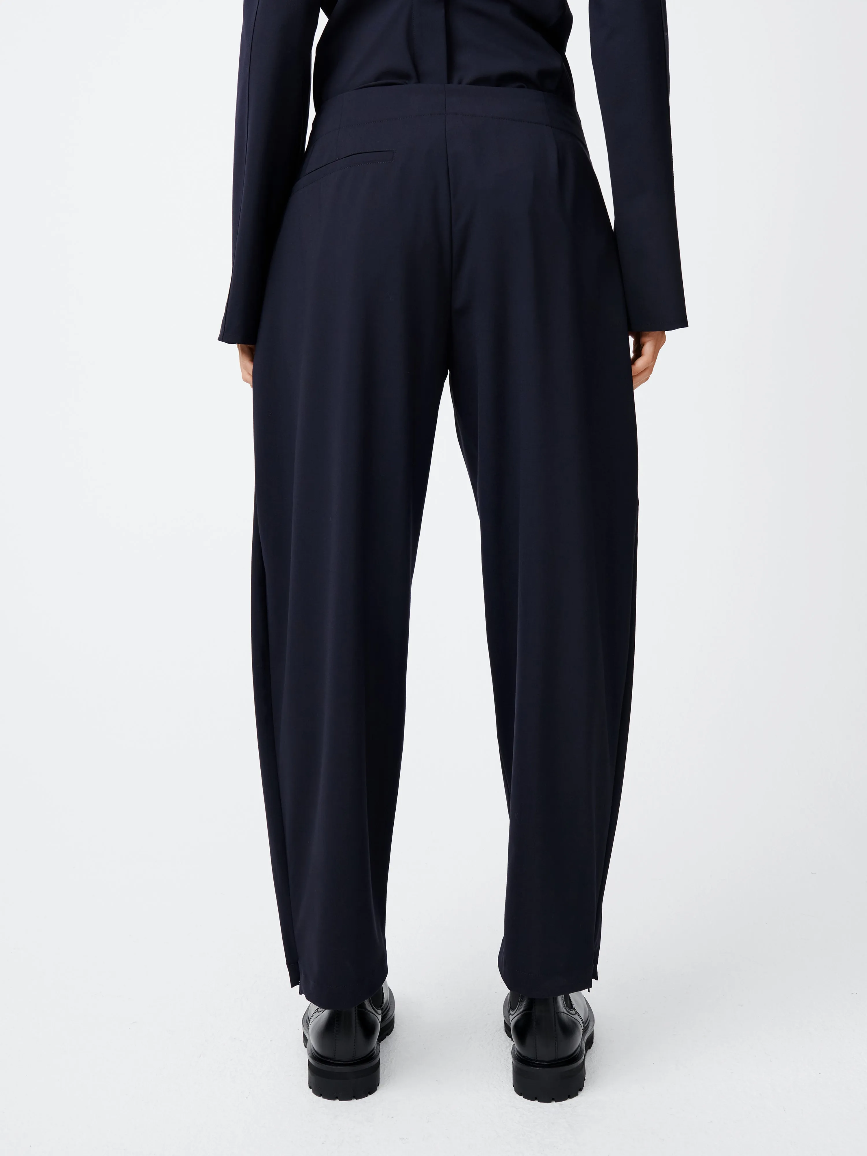 Tropical Wool Pant Darkest Navy